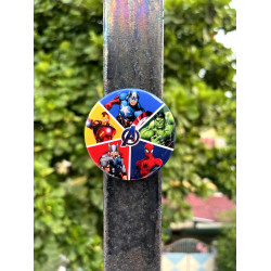 Superhero Team Badge Pin