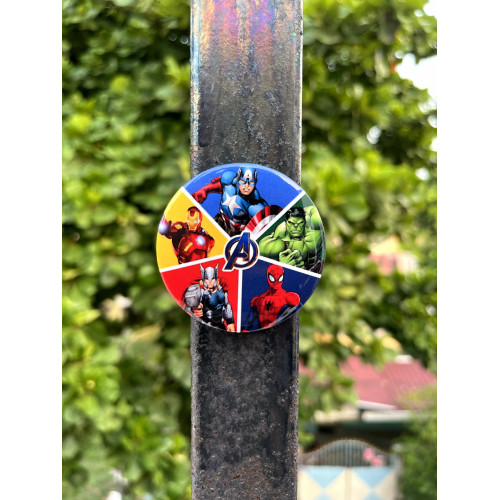 Superhero Team Badge Pin