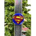 Flying Superhero Badge Pin
