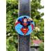 Flying Superhero Badge Pin