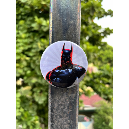 Masked Hero Badge Pin