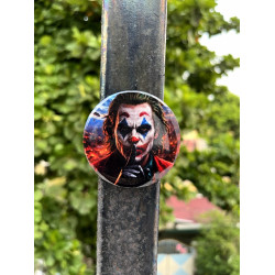 Comic Villain Badge Pin