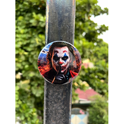 Comic Villain Badge Pin