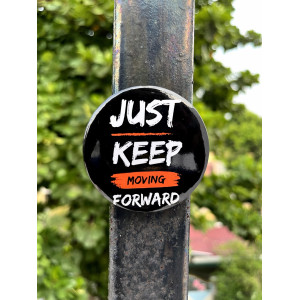 Inspirational Quote Badge Pin