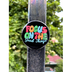 Positive Quote Badge Pin
