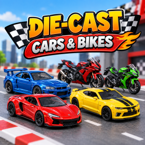 Die-Cast Cars & Bikes