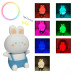 Bunny Silicone Night Lamp – 7 Color Changing Touch Light