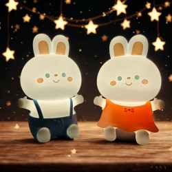 Bunny Silicone Night Lamp – 7 Color Changing Touch Light