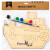 DIY Wooden Boat Colouring Kit 