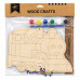 DIY Wooden Colouring Kit
